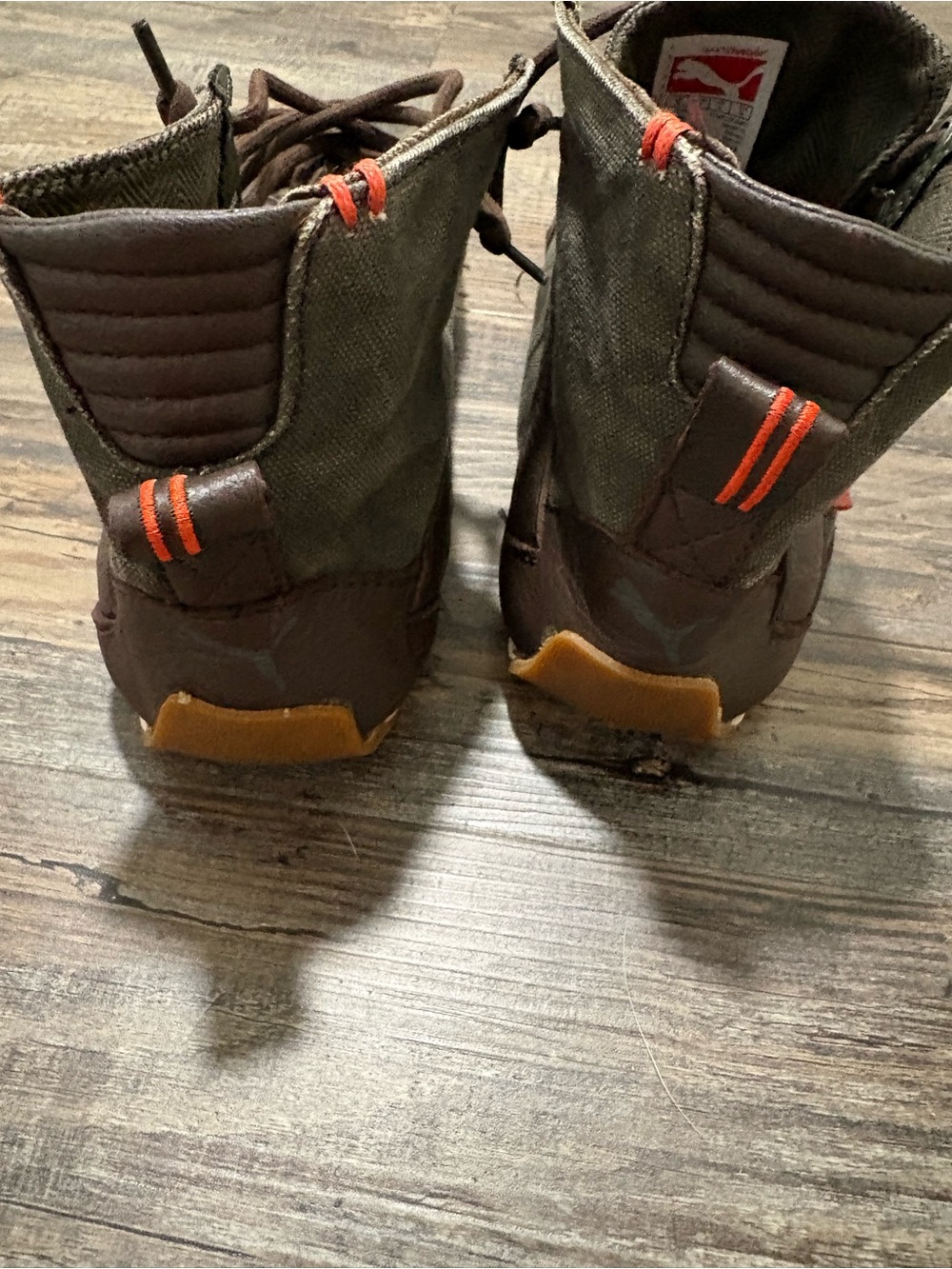 Puma Vintage High Top Sneakers $10.00 Women’s Size 7.5 Men’s Size 6 - Picture 5 of 7